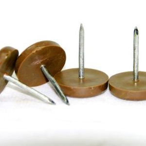 מסמר כיסא חום/לבן גדול (4יח')