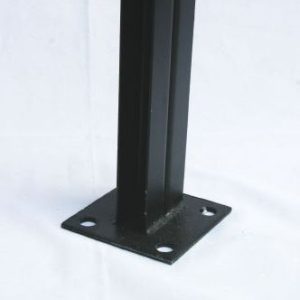 עמוד כפול 1.00 מ' צר דגם קוקו שחור H-018B