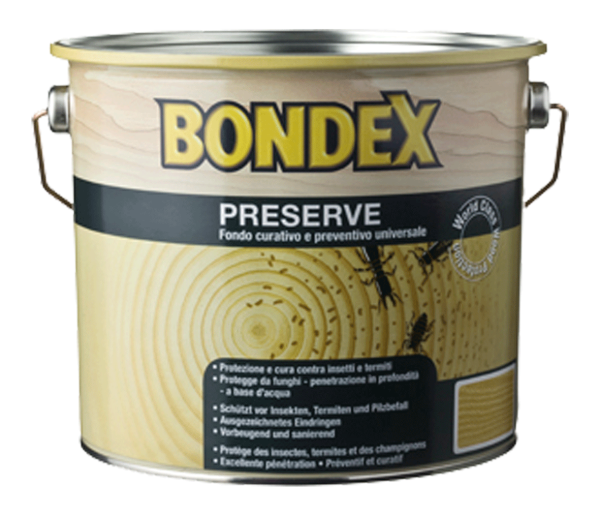 בונדקס חומר שימור והגנה לעץ 0.75 ליטר - Preserve